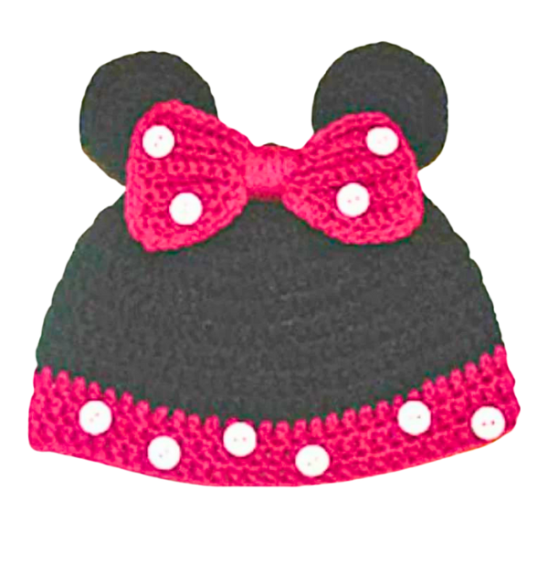 crochet minnie mouse hat 