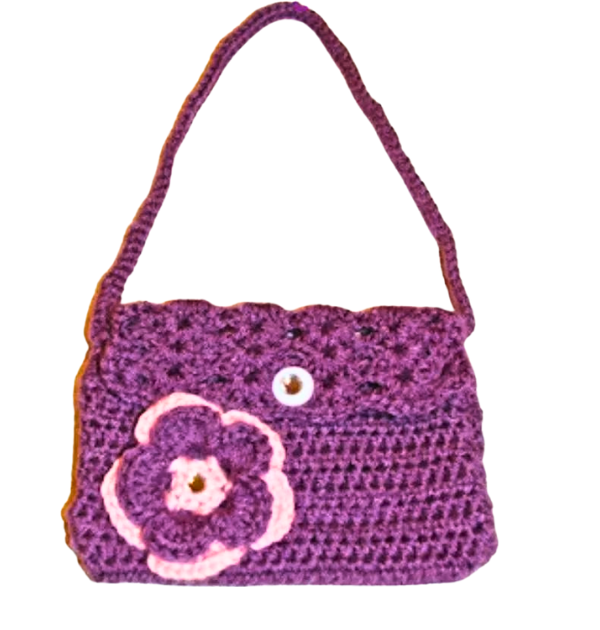 Crochet a Flower Purse