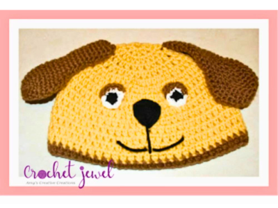 crochet puppy hat