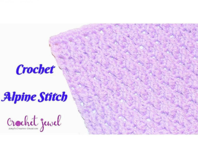crochet Alpine Stitch Blanket
