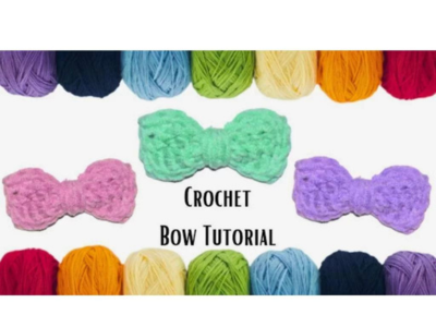 crochet bow 