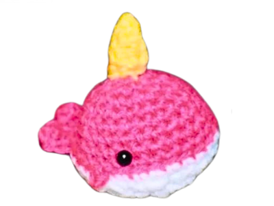 crochet whale 