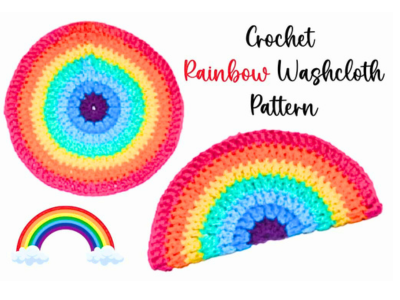 Crochet a Rainbow Washcloth