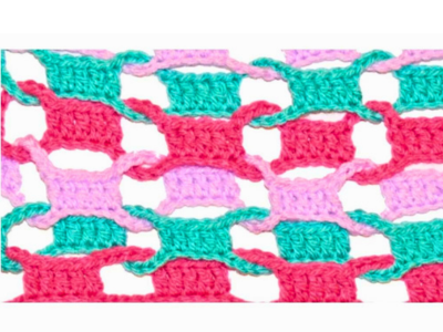 crochet interlock shawl