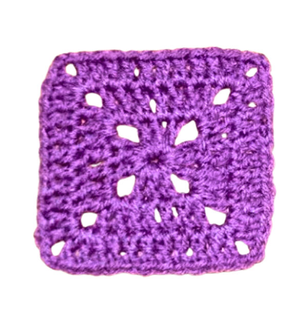 crochet Solid Granny Square 