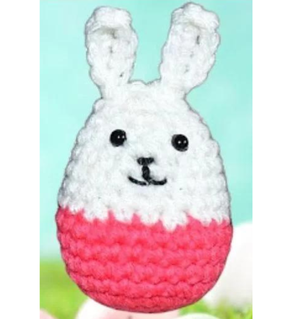  crochet bunny egg