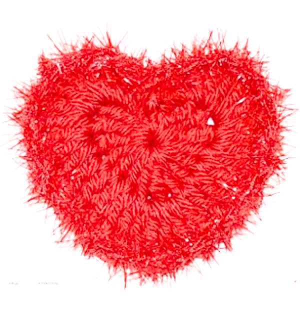 crochet heart 