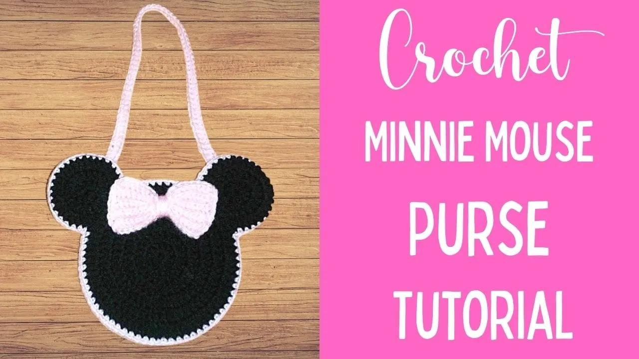 crochet minnie mouse purse