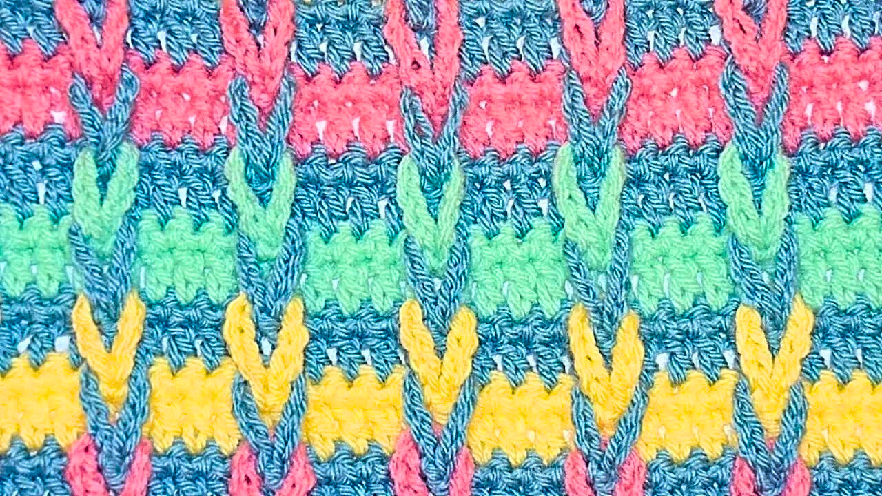 crochet jacob's ladder stitch 