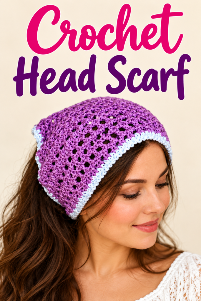 How to Crochet Head Scarf