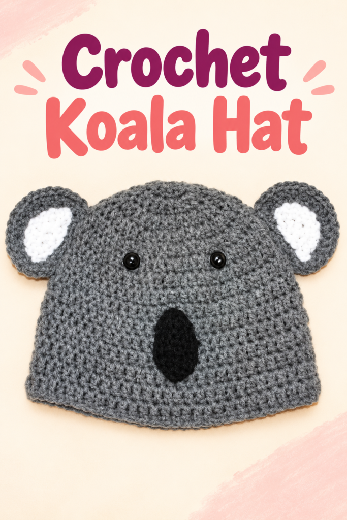 How to Crochet a Koala Hat