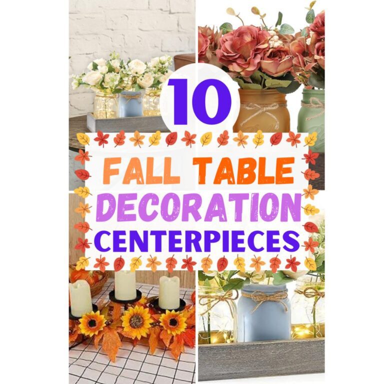Fall Table Decorations: Crafting the Perfect Centerpiece - Amys DIY ...