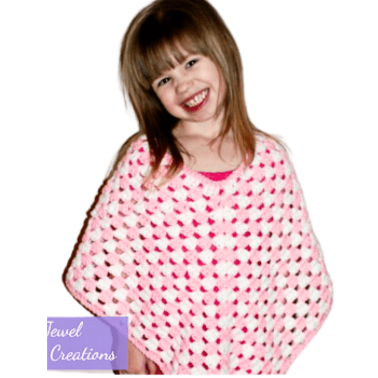 Crochet Child Poncho Tutorial: Create a Cute and Versatile Shawl - Amys ...