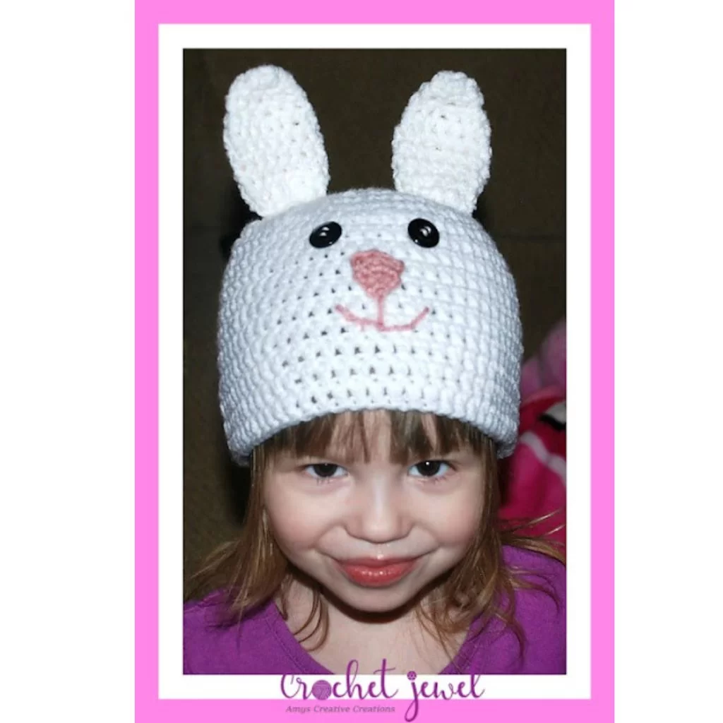 crochet bunny rabbit hat