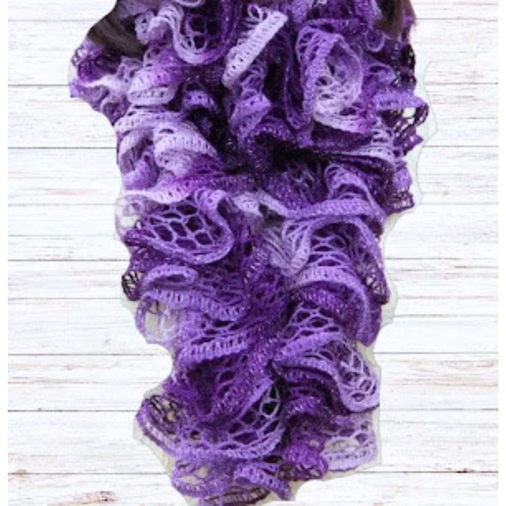 crochet sashay yarn scarf