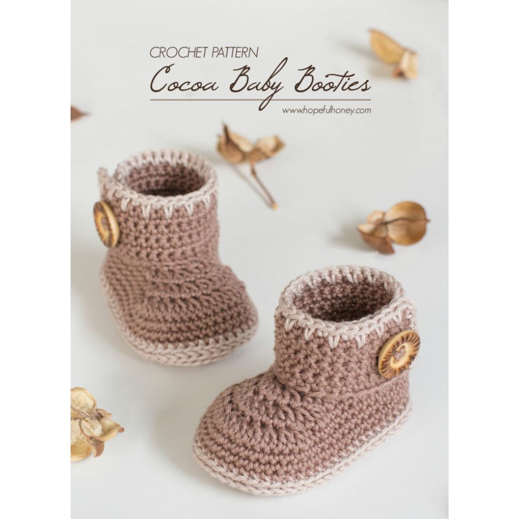 crochet baby booties 