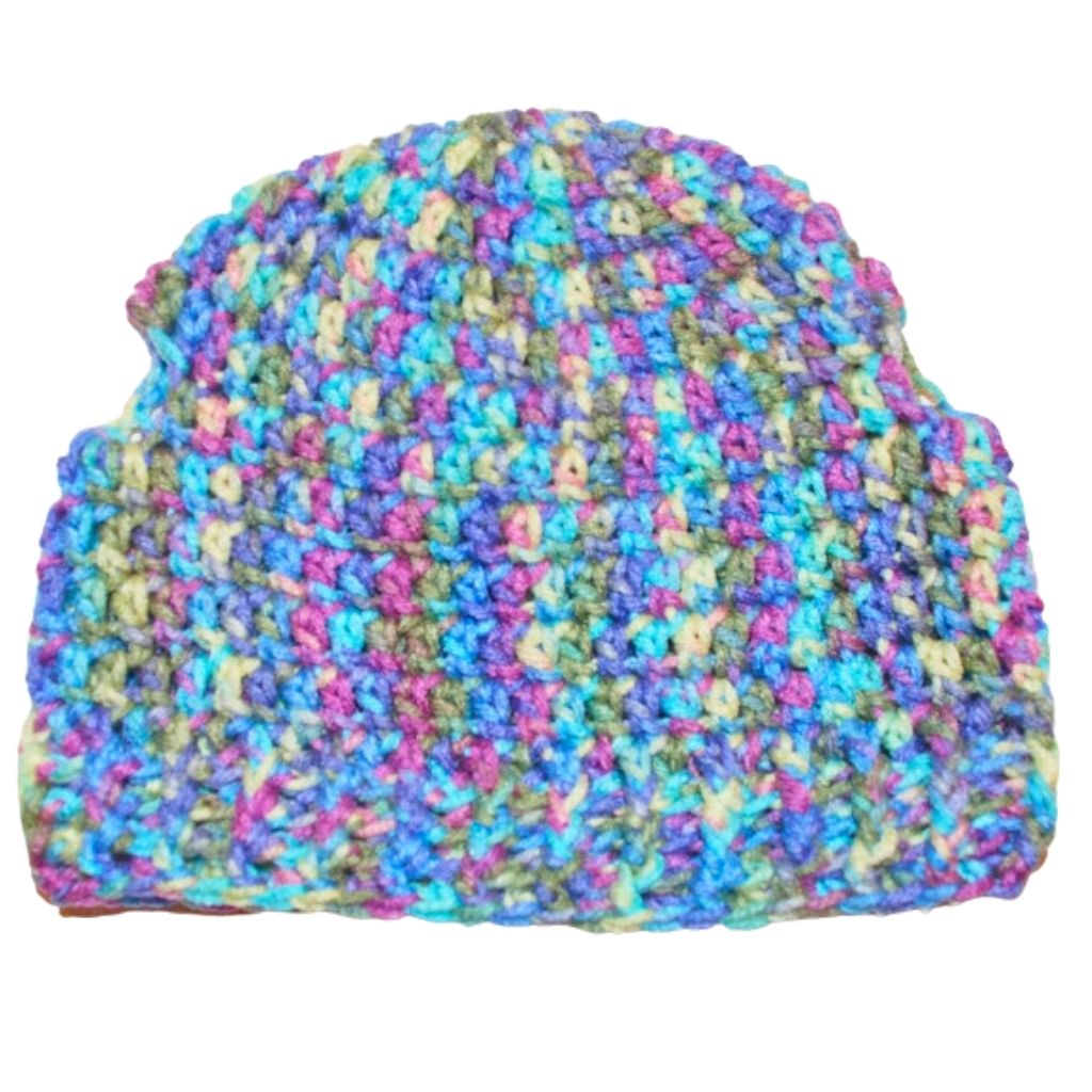 crochet pigtail hat