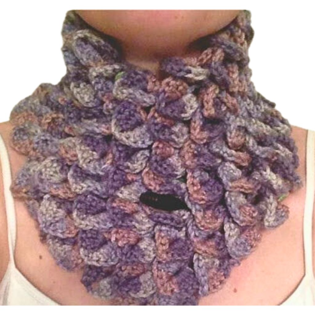 crochet neck warmer scarf 