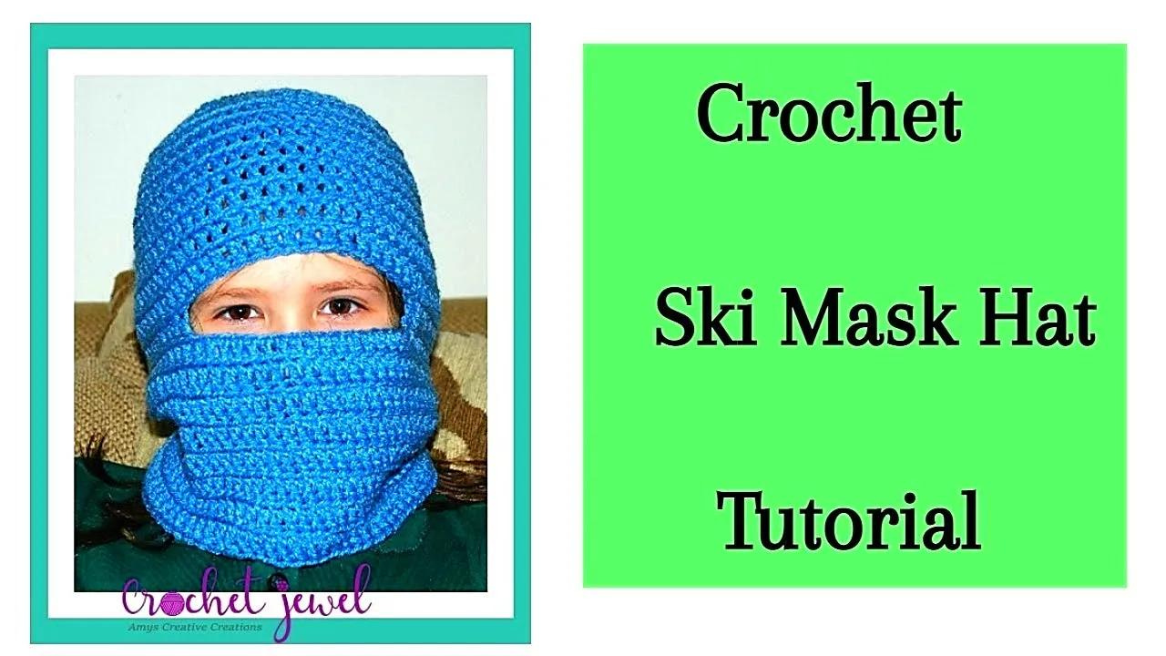 How to Crochet a Ski Mask Hat Pattern