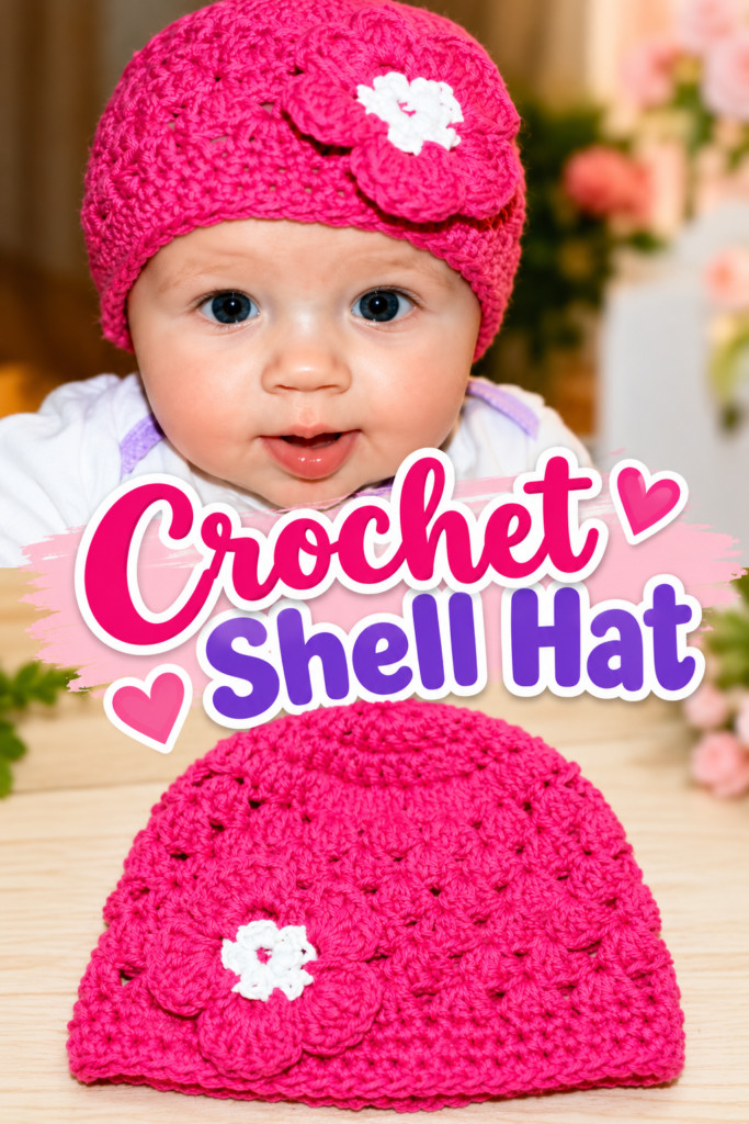How to Crochet a Shell Hat