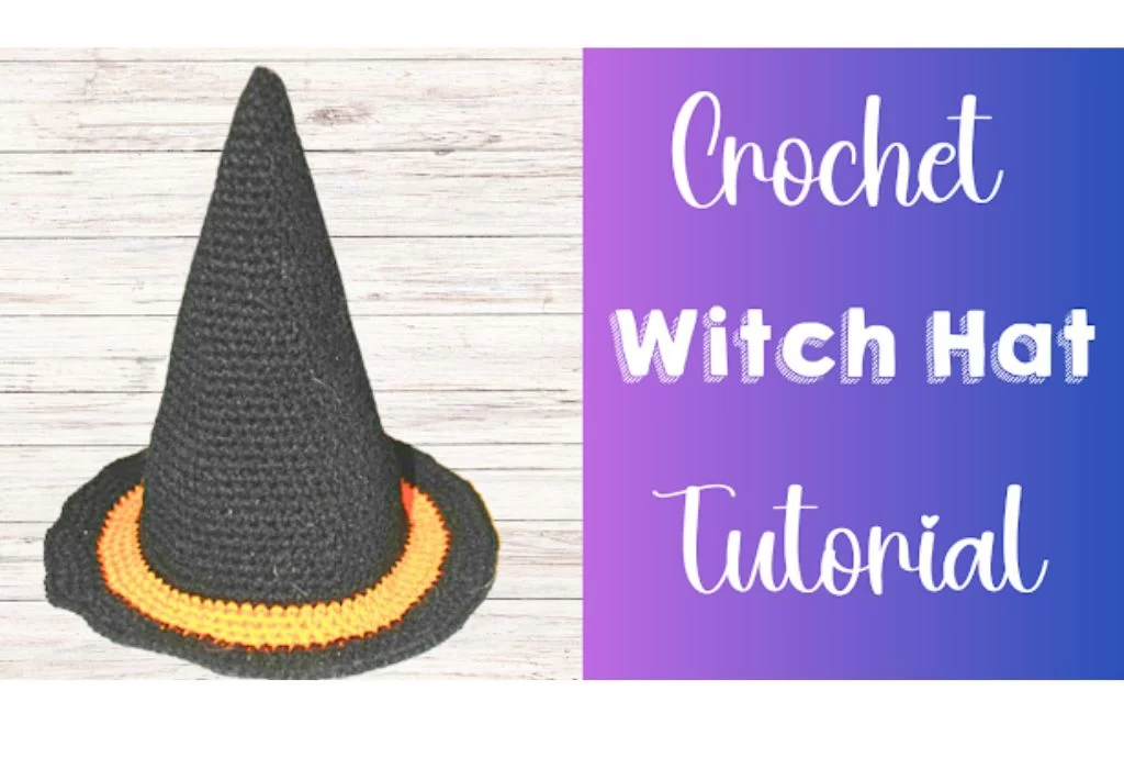 crochet witch hat