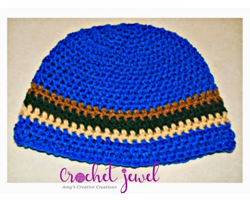 crochet men's hat 