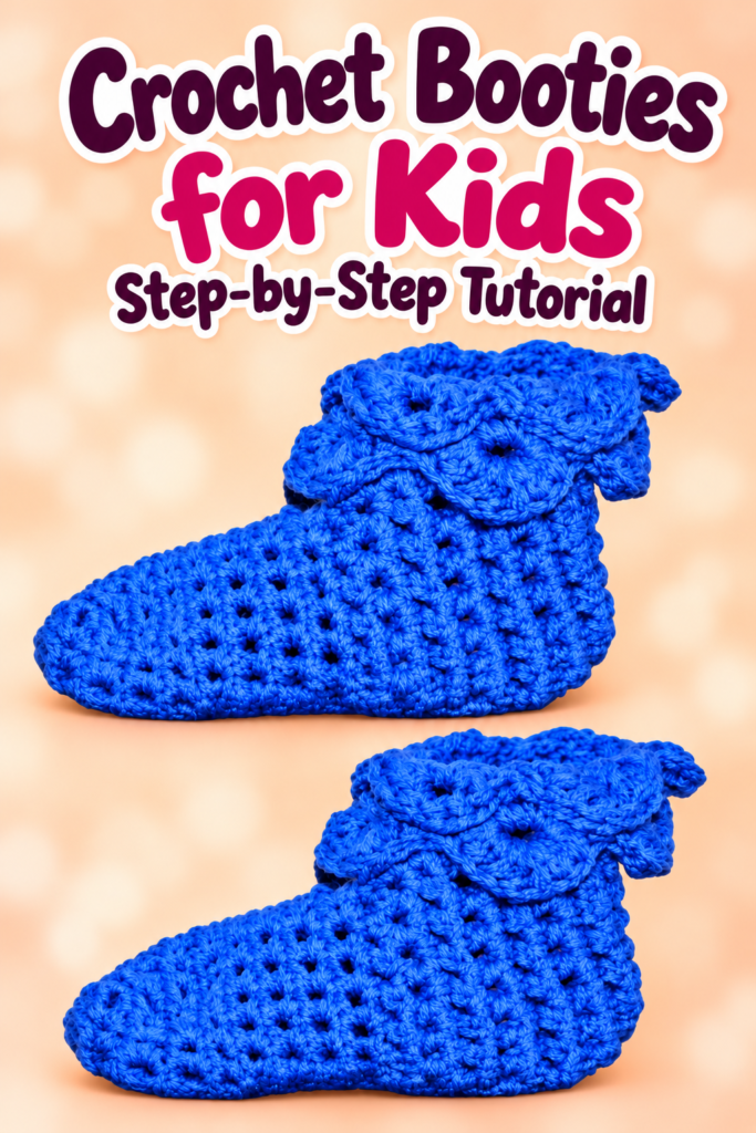 Crochet Crocodile Children's Booties