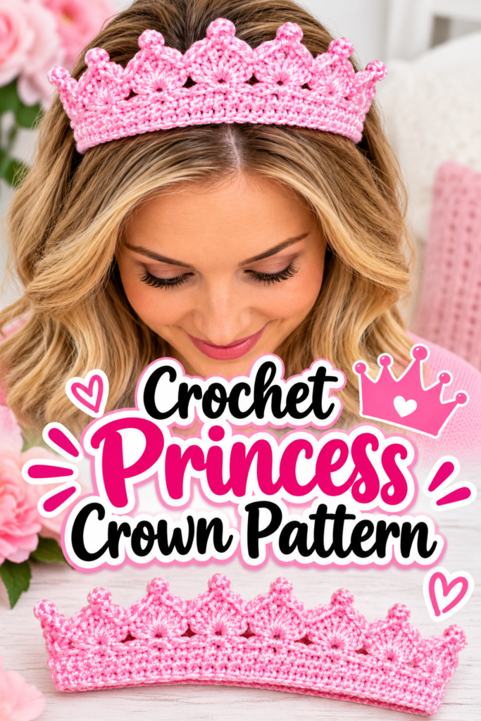 How to Crochet a Princess Tiara