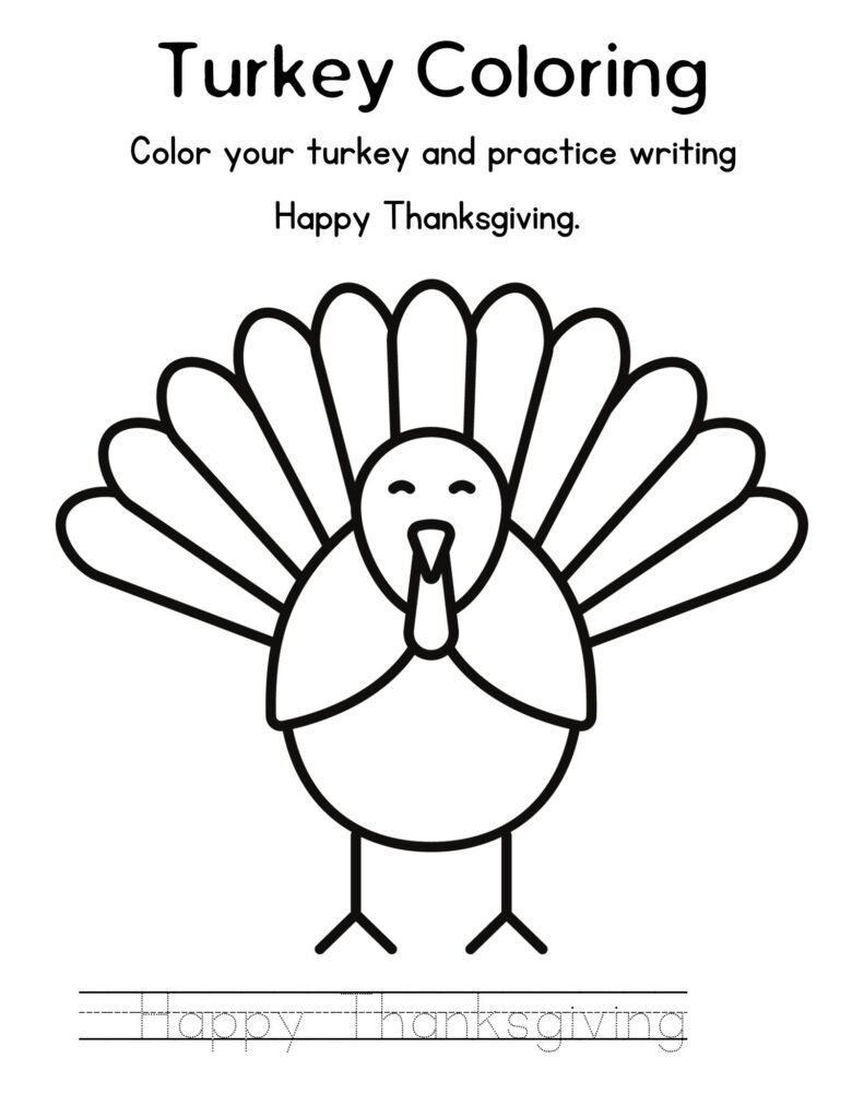 Thanksgiving Creativity with a Free Printable Turkey Templates - Amys ...