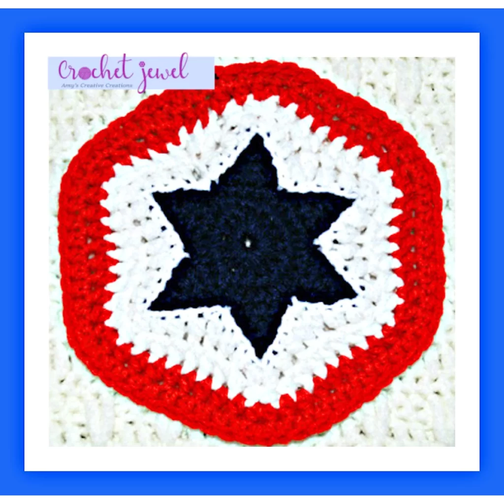 Crochet a Fun 4th of July Star Potholder