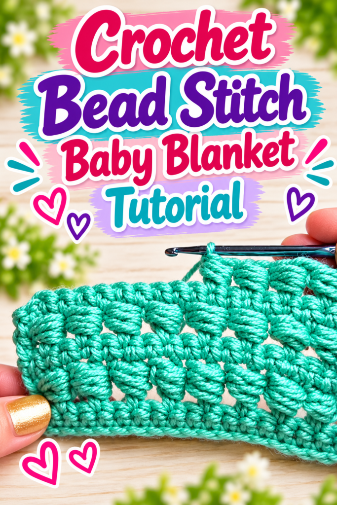How to Crochet a Bead Stitch Blanket