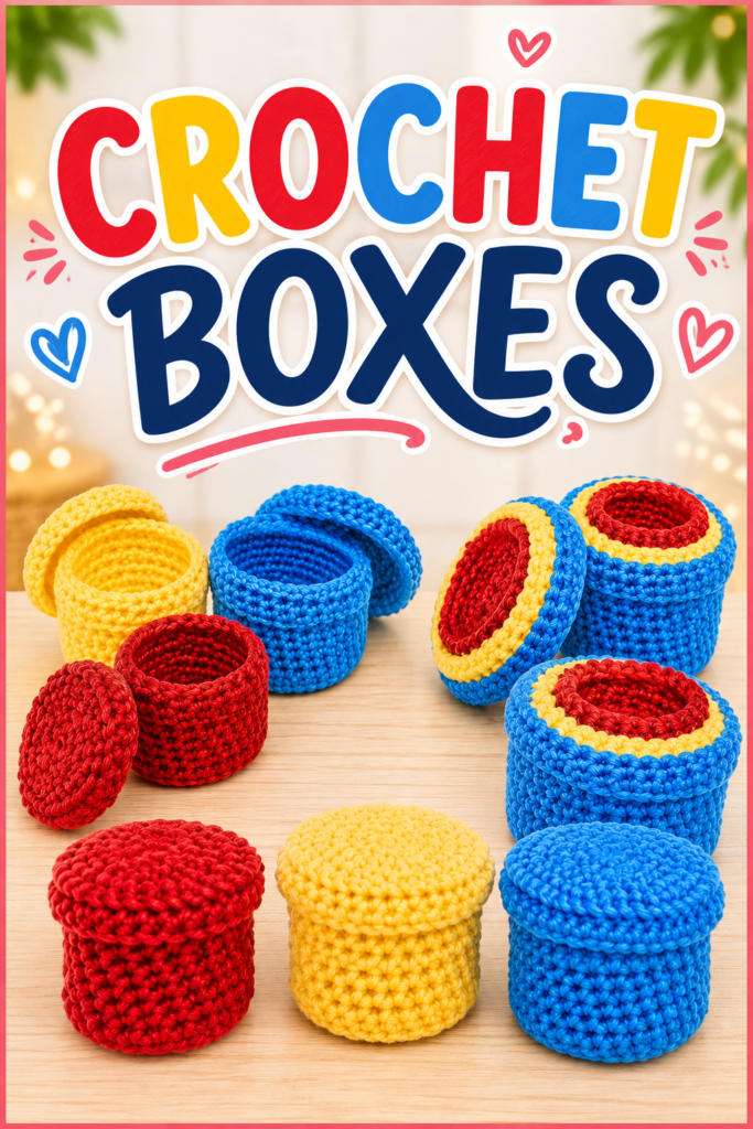 How to Crochet Fun Boxes
