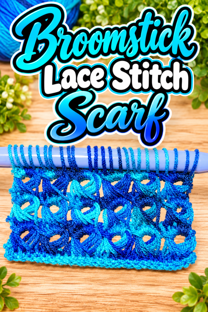 crochet broomstitch stitch