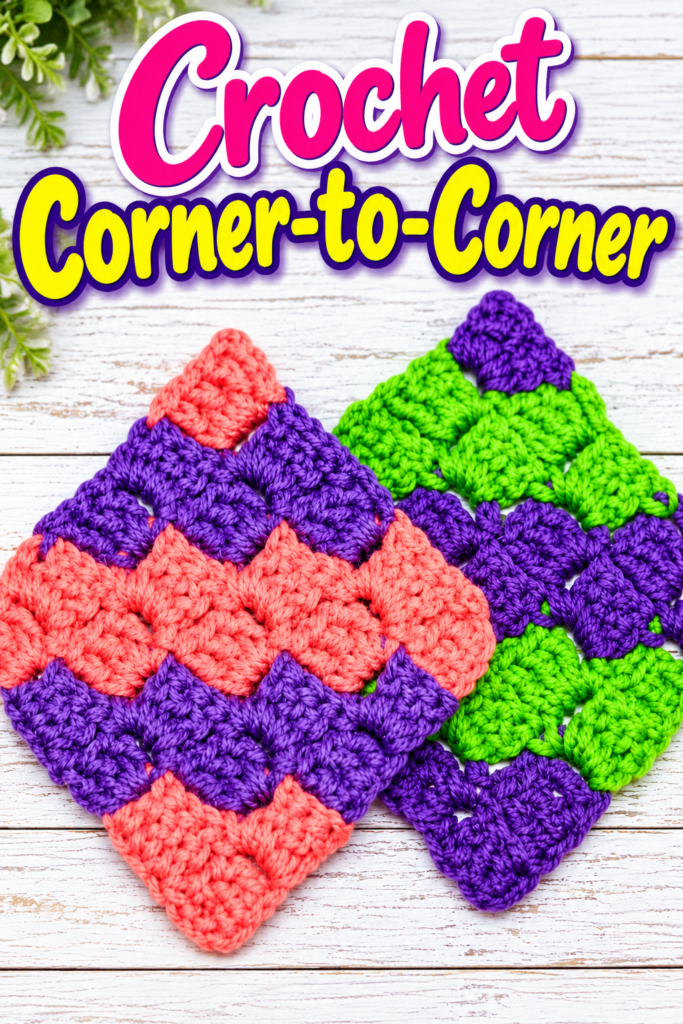 Crochet the Corner-to-Corner 'C2C' Blanket