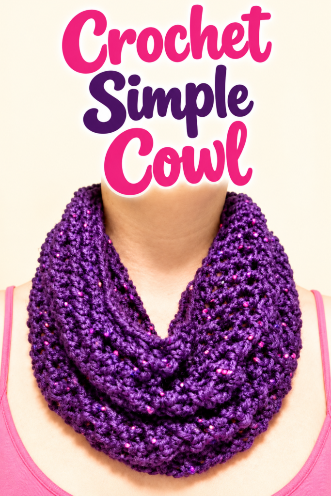 How to Crochet a Cowl