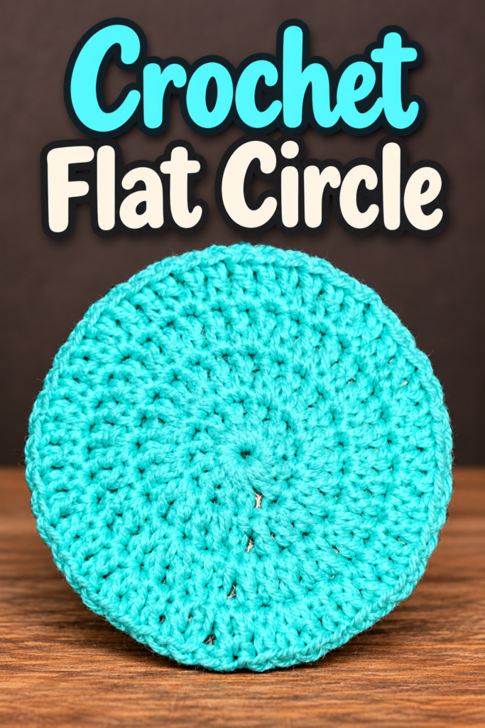 How to Crochet a Flat Circle