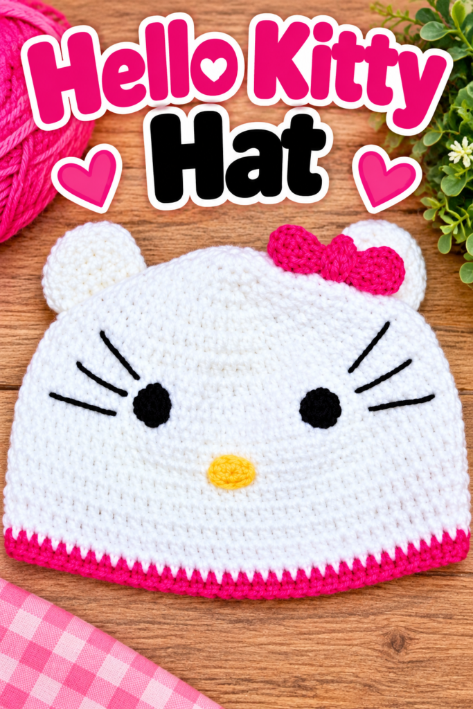 How to Crochet a Kitty Hat