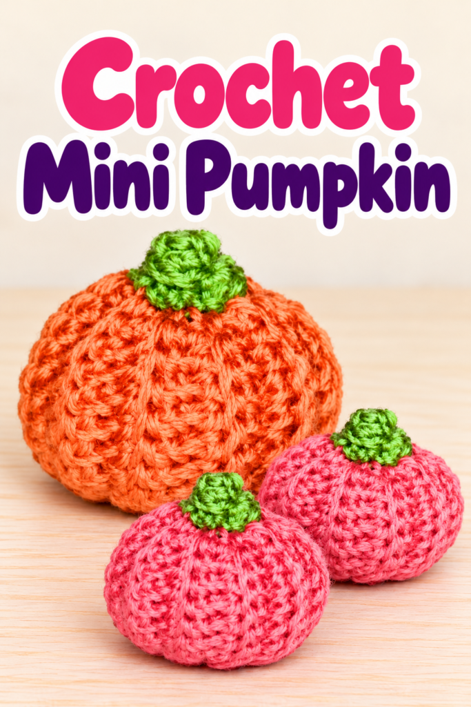Crochet a Fun Mini Pumpkin