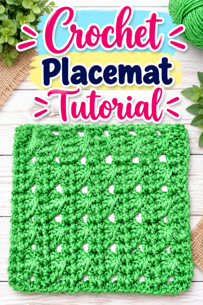 How to Crochet a Placemat