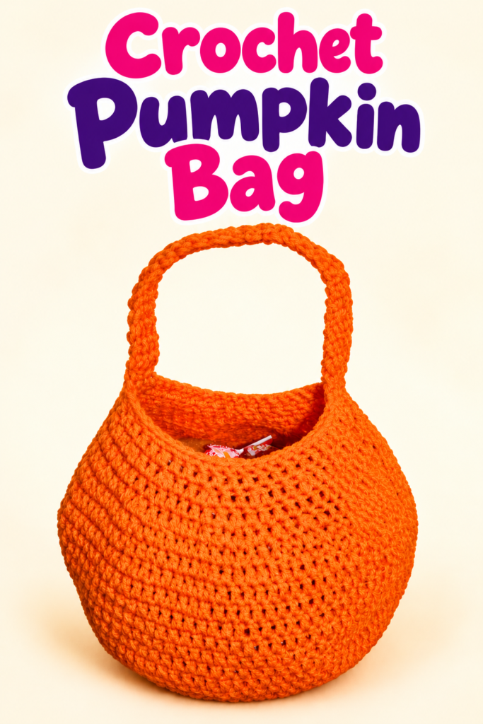 Crochet a Fun Pumpkin Bag