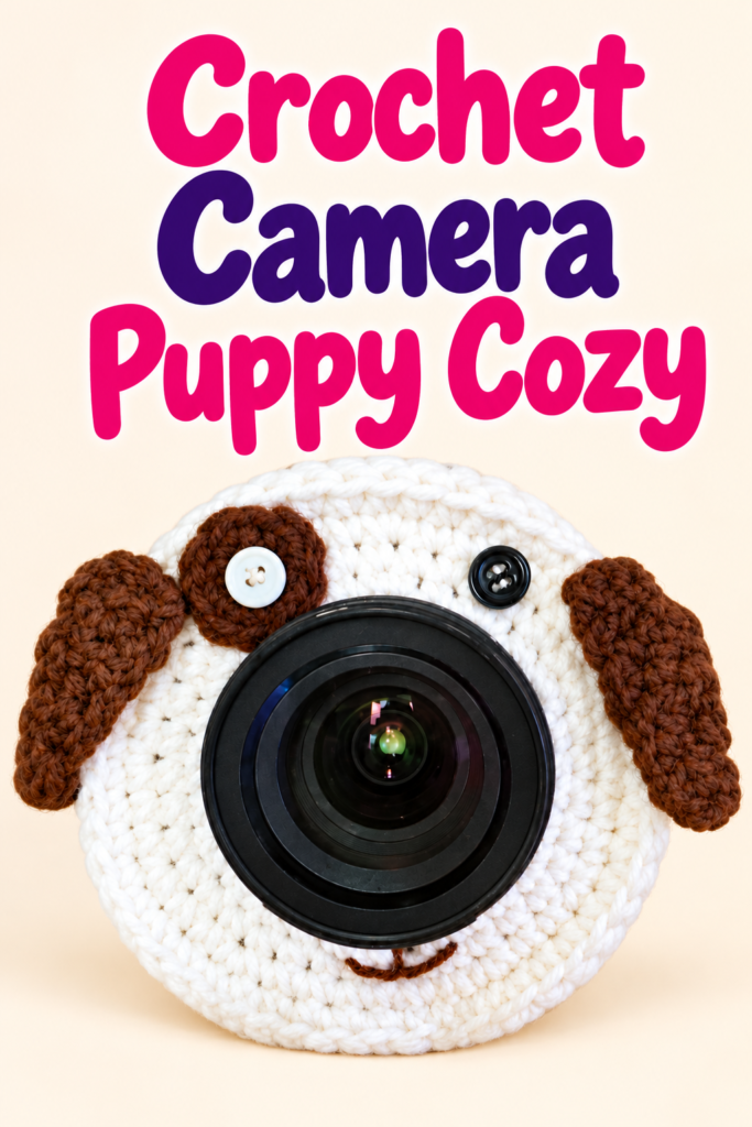 How to Crochet a Puppy Pal Camera Cozy