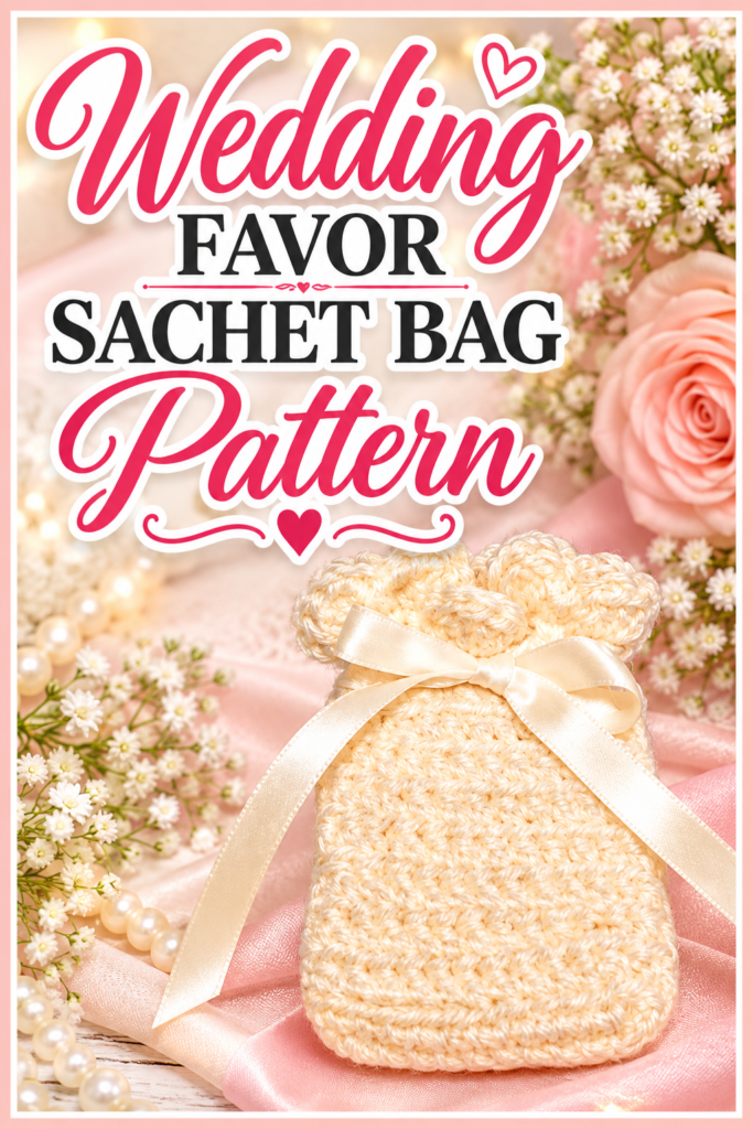 How to Crochet a Wedding Favor Bag