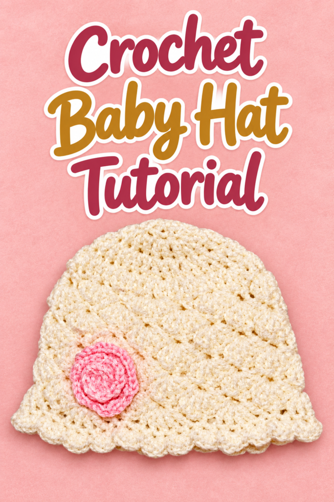 How to Crochet a Baby Shell Hat