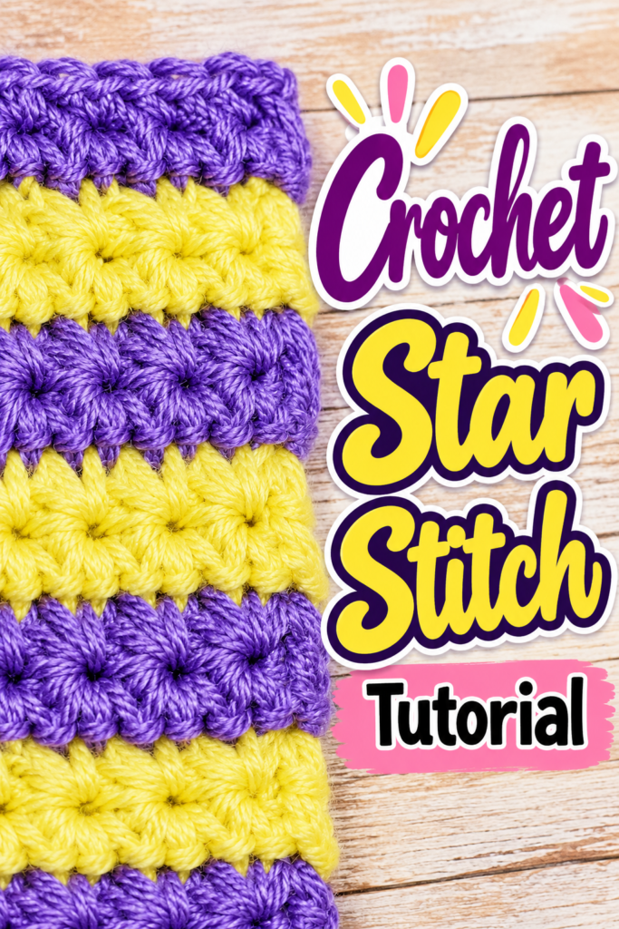 How to Crochet a Star Stitch Blanket Afghan