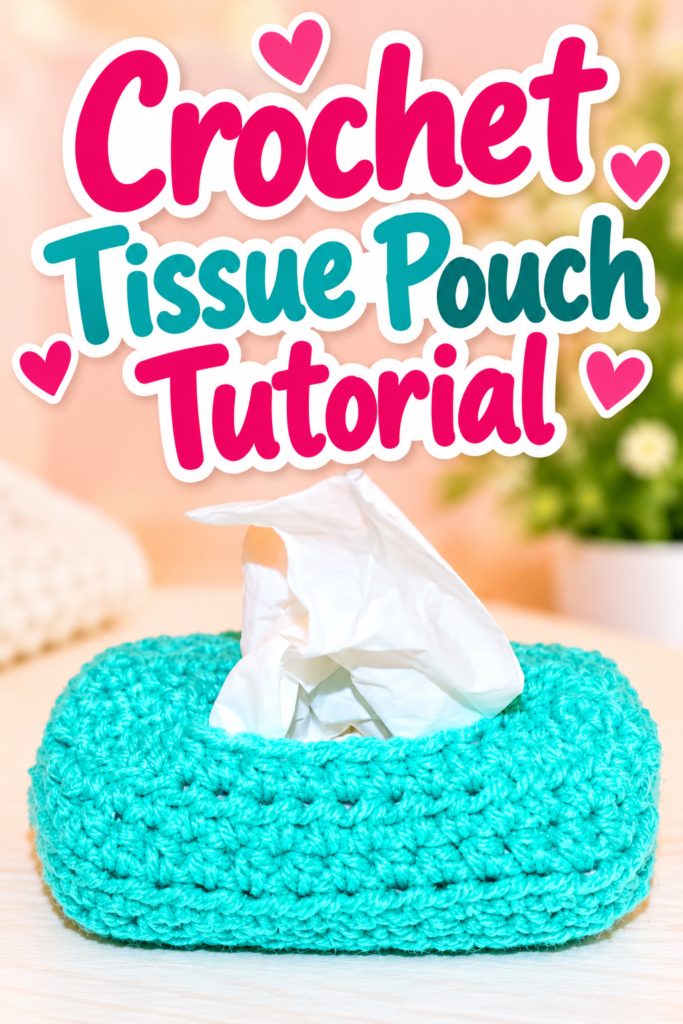 Crochet an Easy Tissue Pouch Cozy