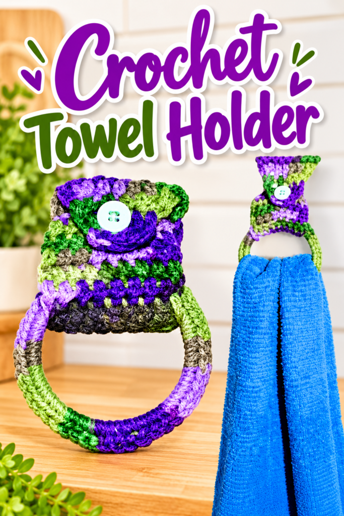How to Crochet a Towel Holder