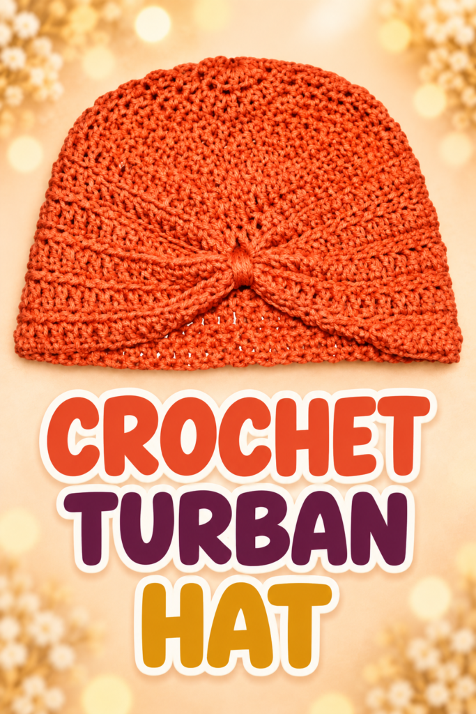 crochet turban hat