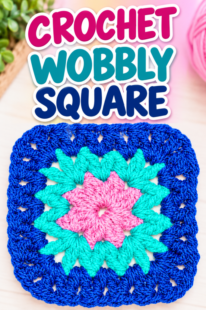 How to Crochet a Wobbly Square
