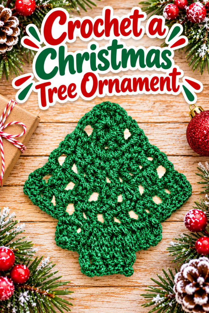 How to Crochet a Christmas Tree Ornament