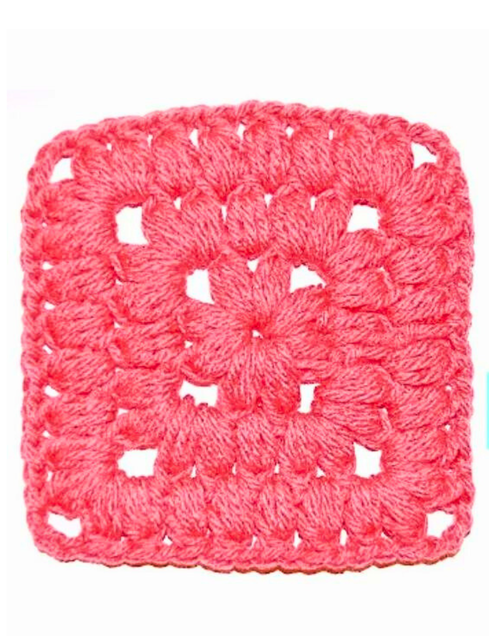 Crochet a Puff Stitch Square